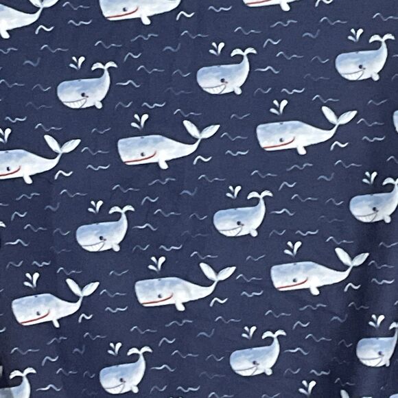 LovinPet Dog Shirt Sun Shield Shirt Ocean Whales Print Lightweight Pullover NWT - Picture 2 of 8